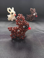 Perlen-Osterhase – handgefertigt (einzeln oder im Set)