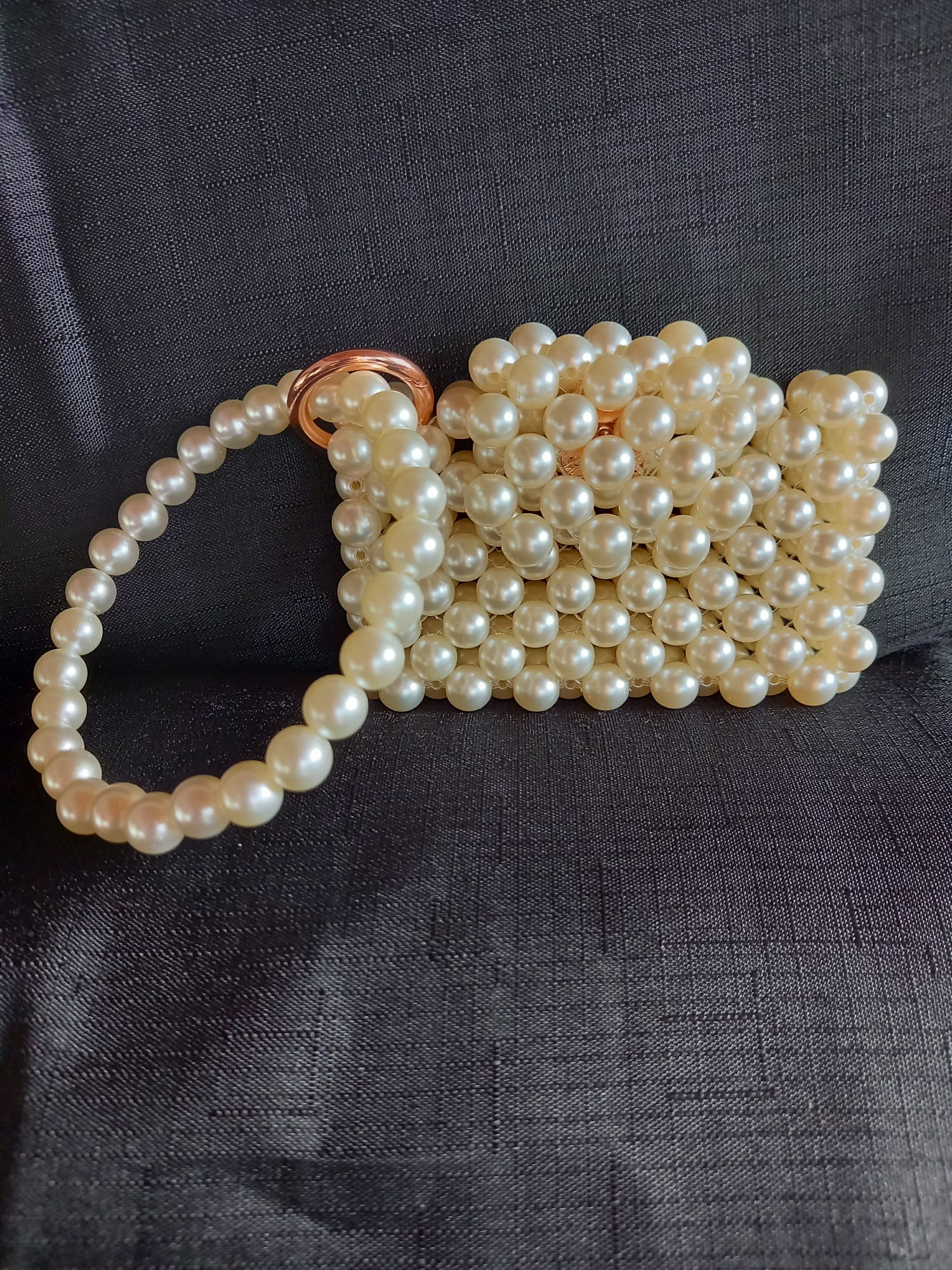 Perlen-Visitenkartentasche