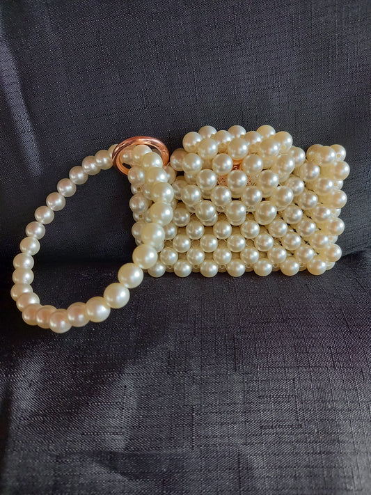 Perlen-Visitenkartentasche