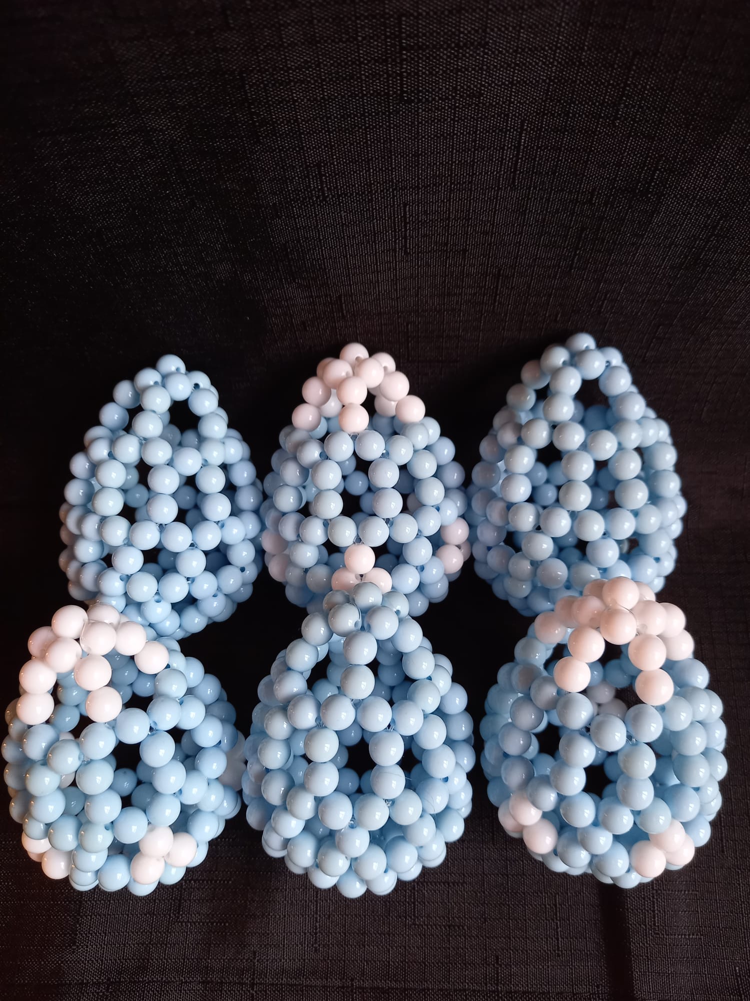 Perlen-Ostereier – handgefertigt (einzeln oder als Set)