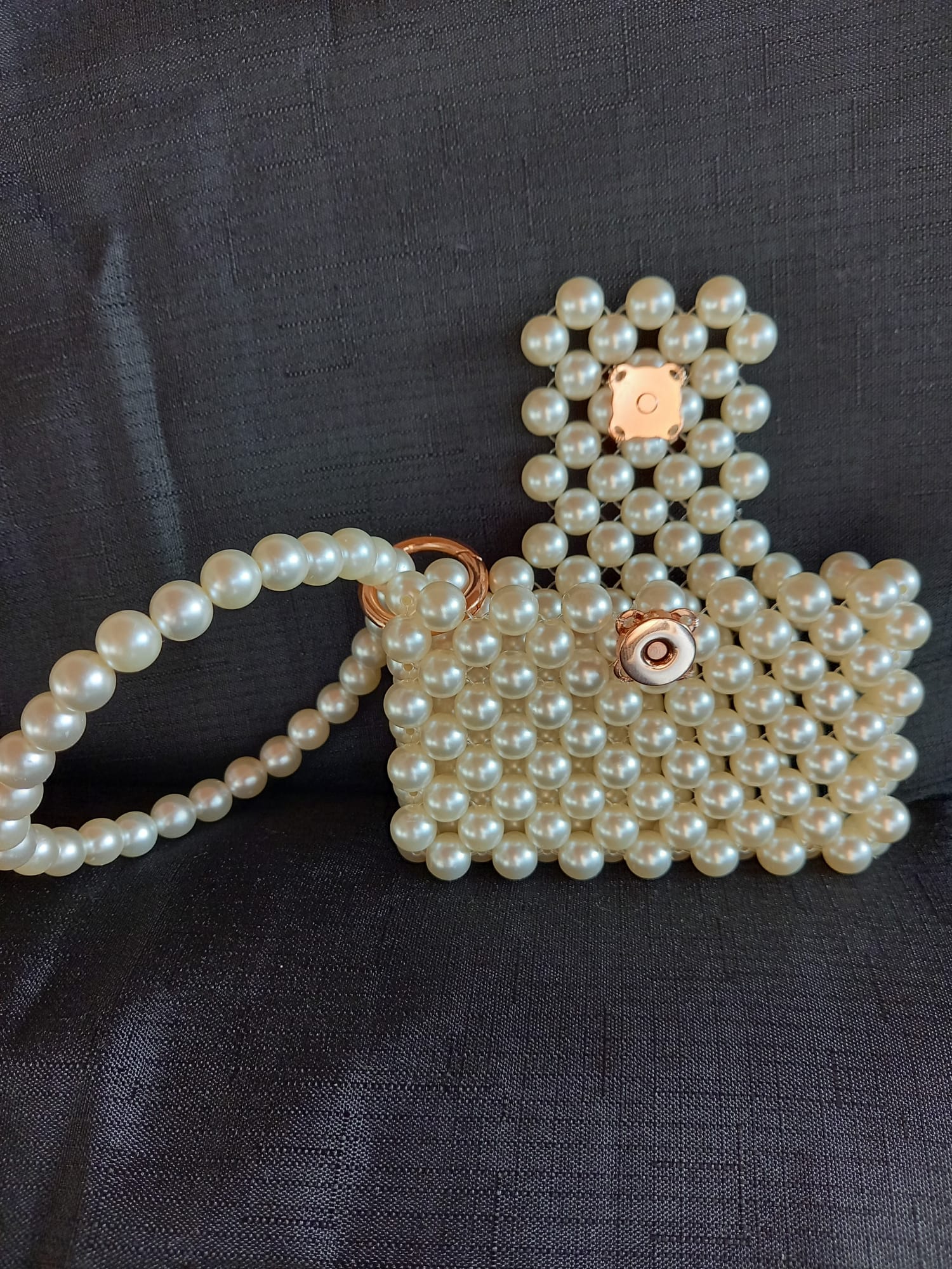 Perlen-Visitenkartentasche