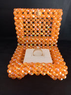 Perlen-Schmuckbox – flach (handgefertigt)