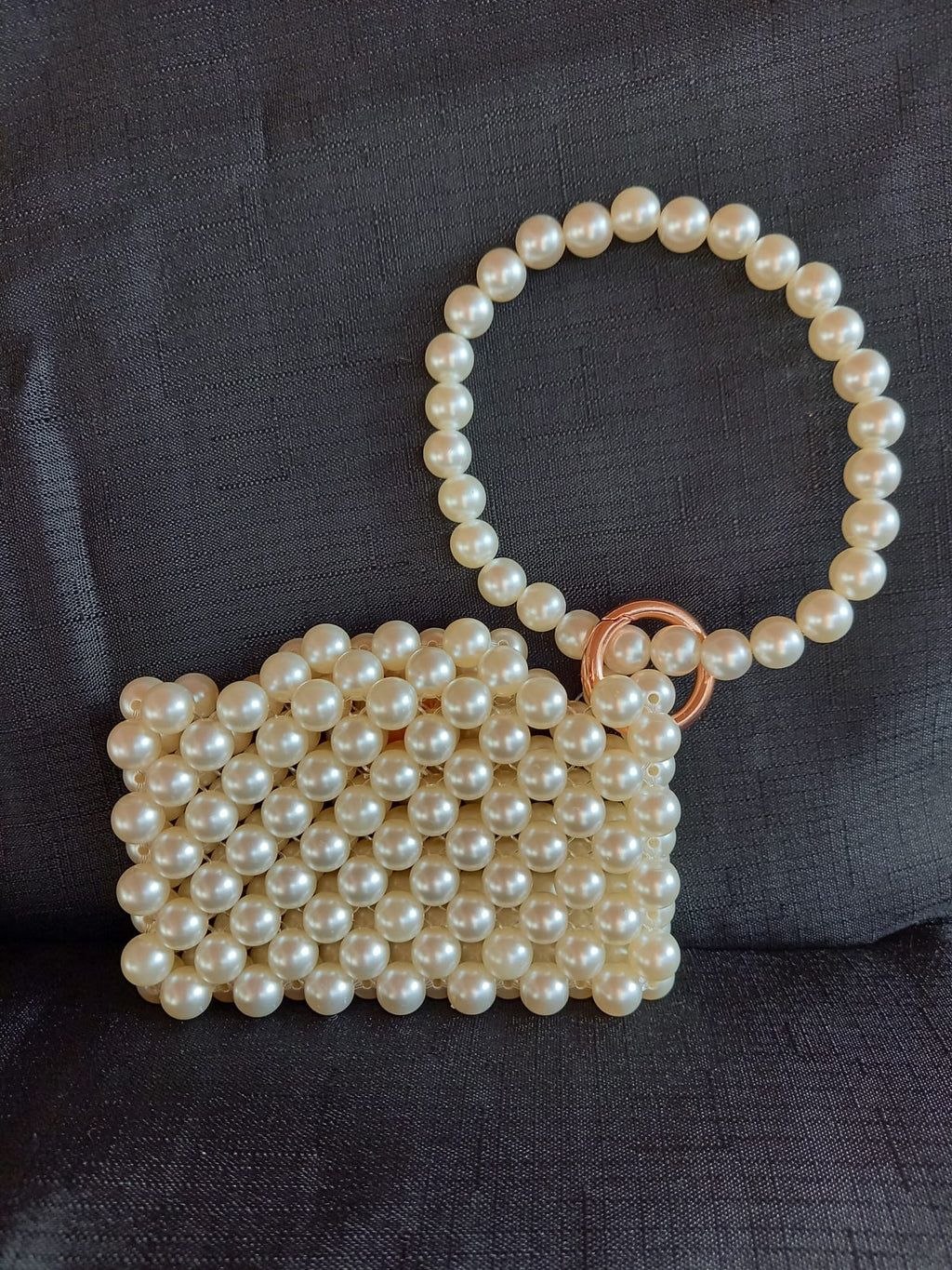 Perlen-Visitenkartentasche