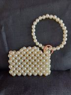 Perlen-Visitenkartentasche