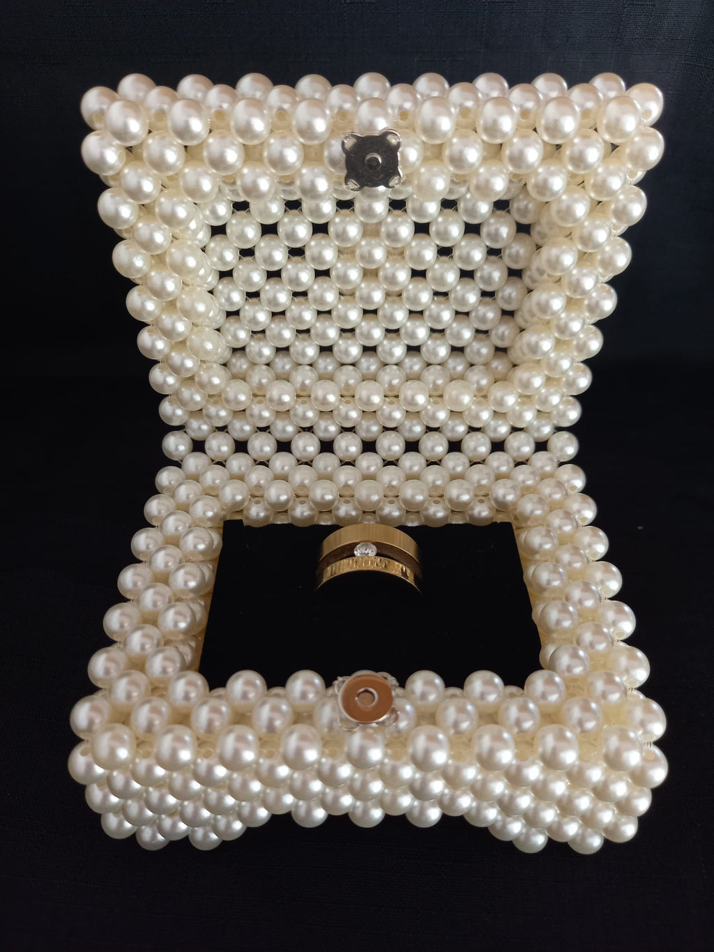 Perlen-Schmuckbox – tief (handgefertigt)