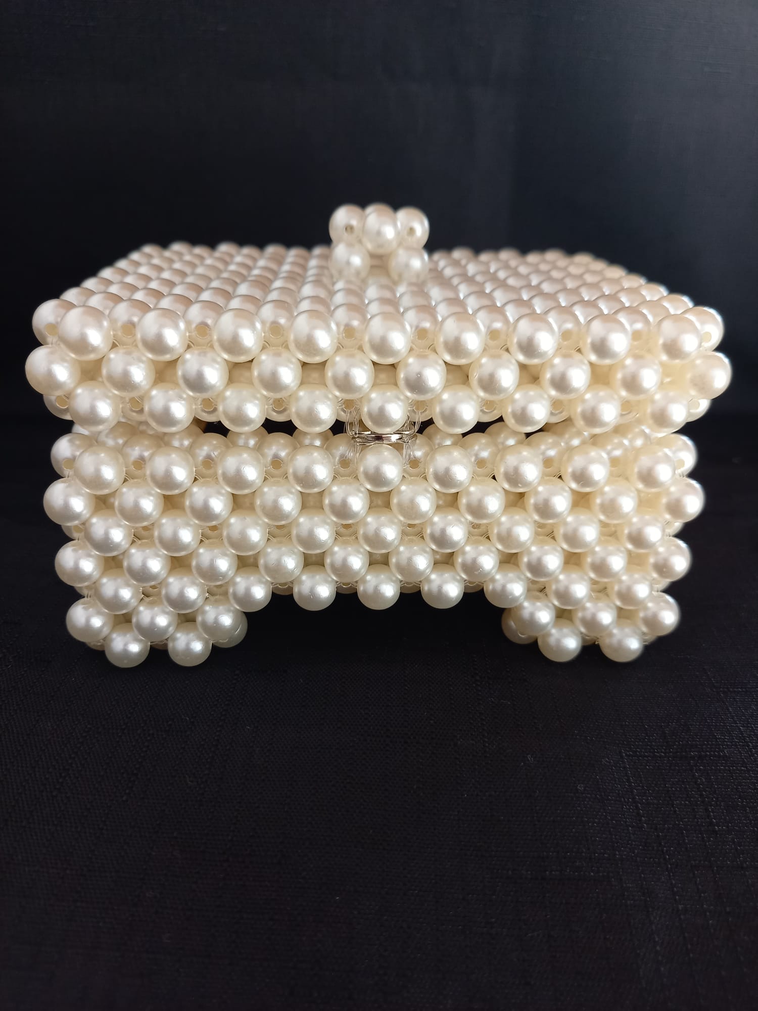 Perlen-Schmuckbox – tief (handgefertigt)