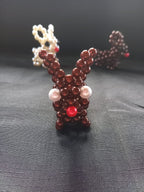 Perlen-Osterhase – handgefertigt (einzeln oder im Set)