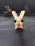 Perlen-Osterhase – handgefertigt (einzeln oder im Set)