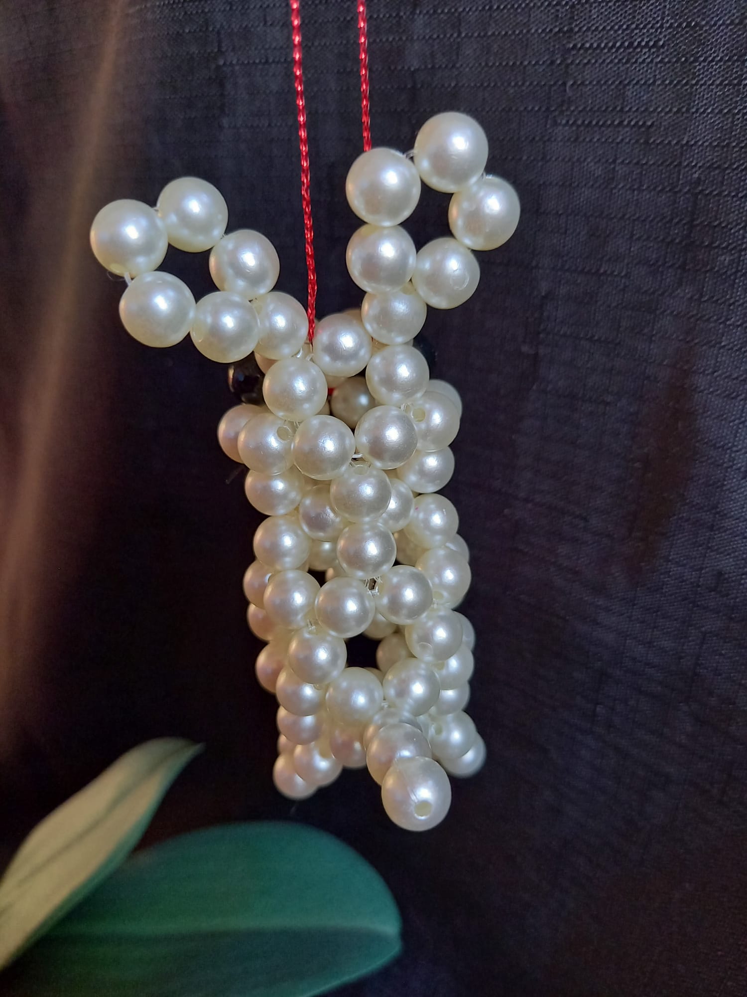 Perlen-Osterhase – handgefertigt (einzeln oder im Set)