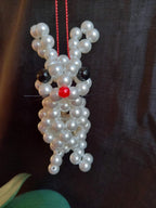 Perlen-Osterhase – handgefertigt (einzeln oder im Set)