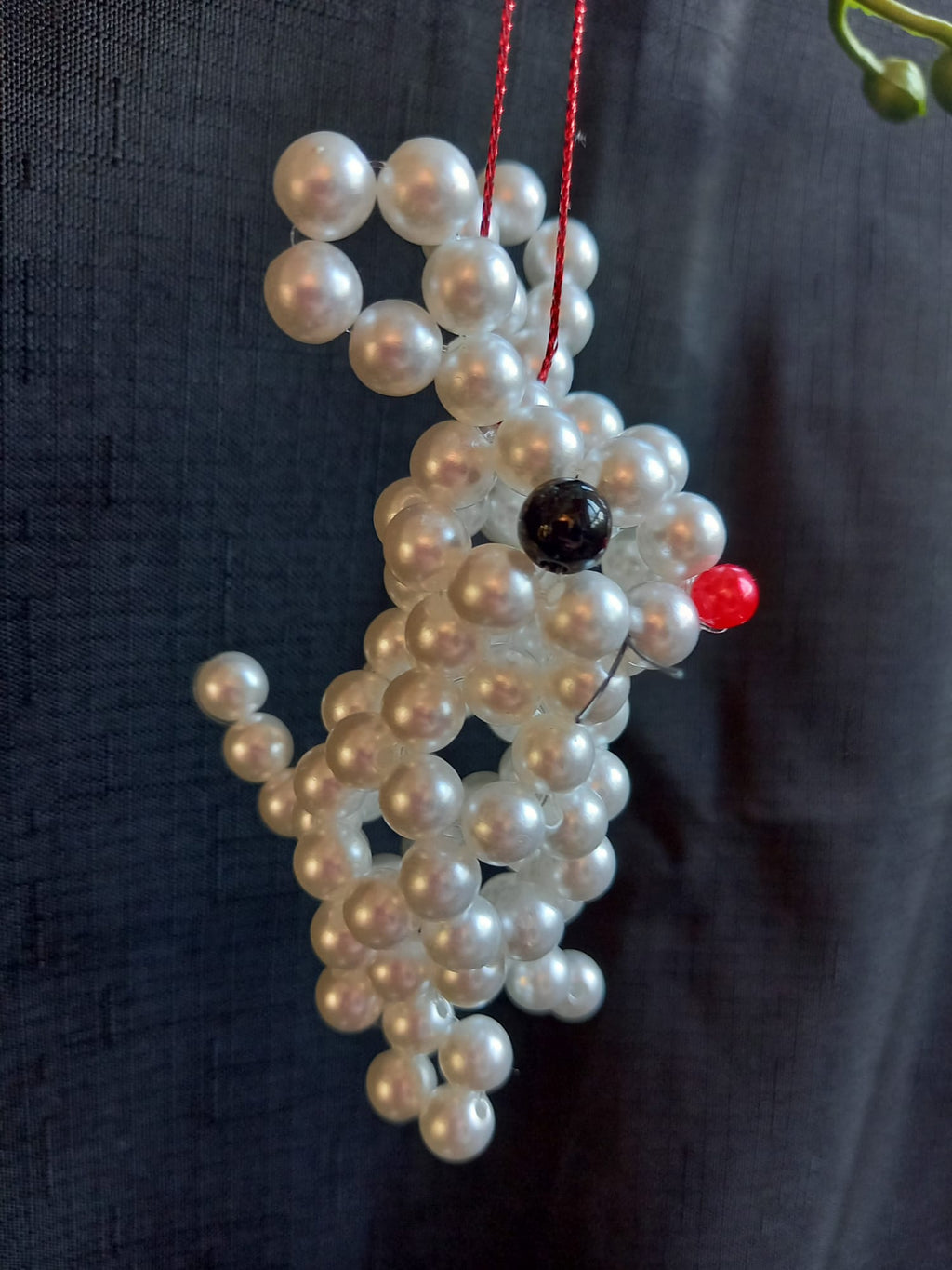 Perlen-Osterhase – handgefertigt (einzeln oder im Set)