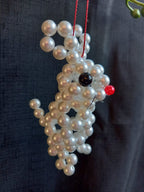 Perlen-Osterhase – handgefertigt (einzeln oder im Set)