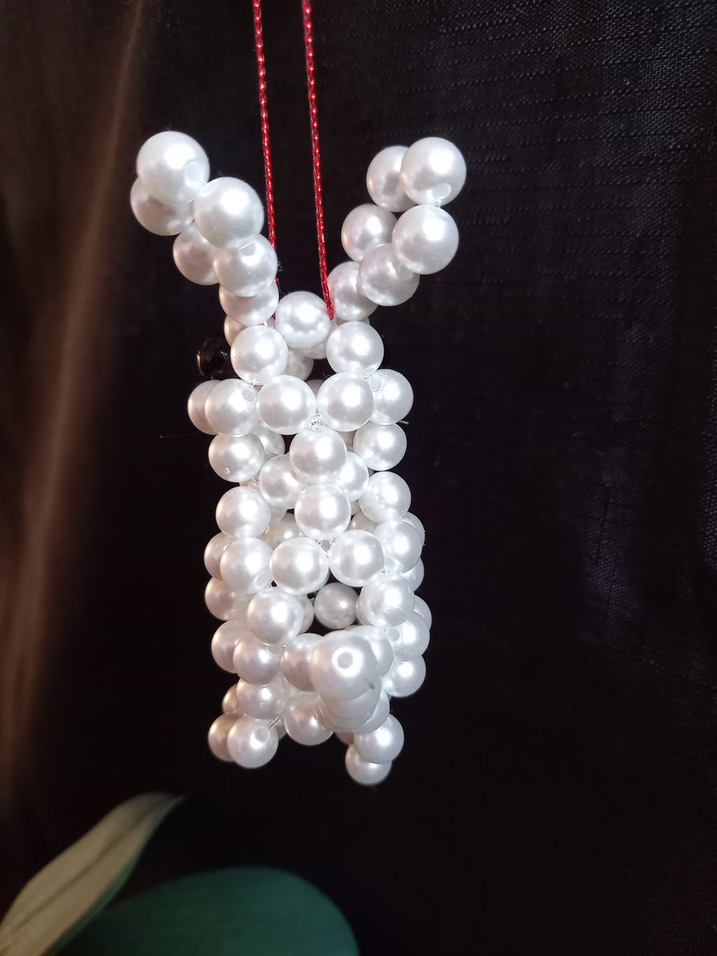 Perlen-Osterhase – handgefertigt (einzeln oder im Set)