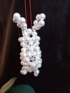 Perlen-Osterhase – handgefertigt (einzeln oder im Set)